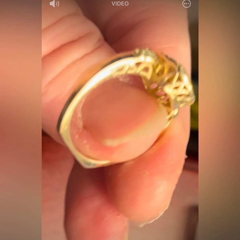 πHPπ10K Diamond YELLOW & WHITE .53ctw SOLID Yellow Gold NATURAL & MINED - Picture 10 of 13
